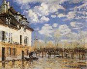 Alfred Sisley The Bark during the Flood Spain oil painting artist